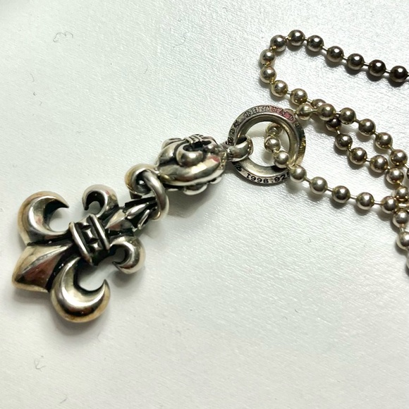 Chrome Hearts Fleur Ball Necklace in Silver - Picture 5 of 6